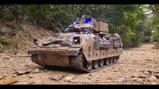 Rc tank Tongde 1/16 scale M2A2 Bradley fighting vehicle
