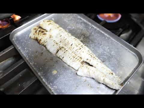 Today's staff meal is grilled conger eel peperoncino [gas burner required]