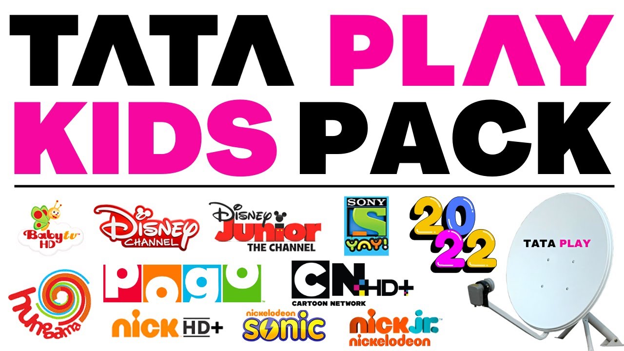 Tata Play New Kids Pack 2022 | Tata Play Cartoon Channel Pack | Tata Sky  Kids Pack Channel List - YouTube