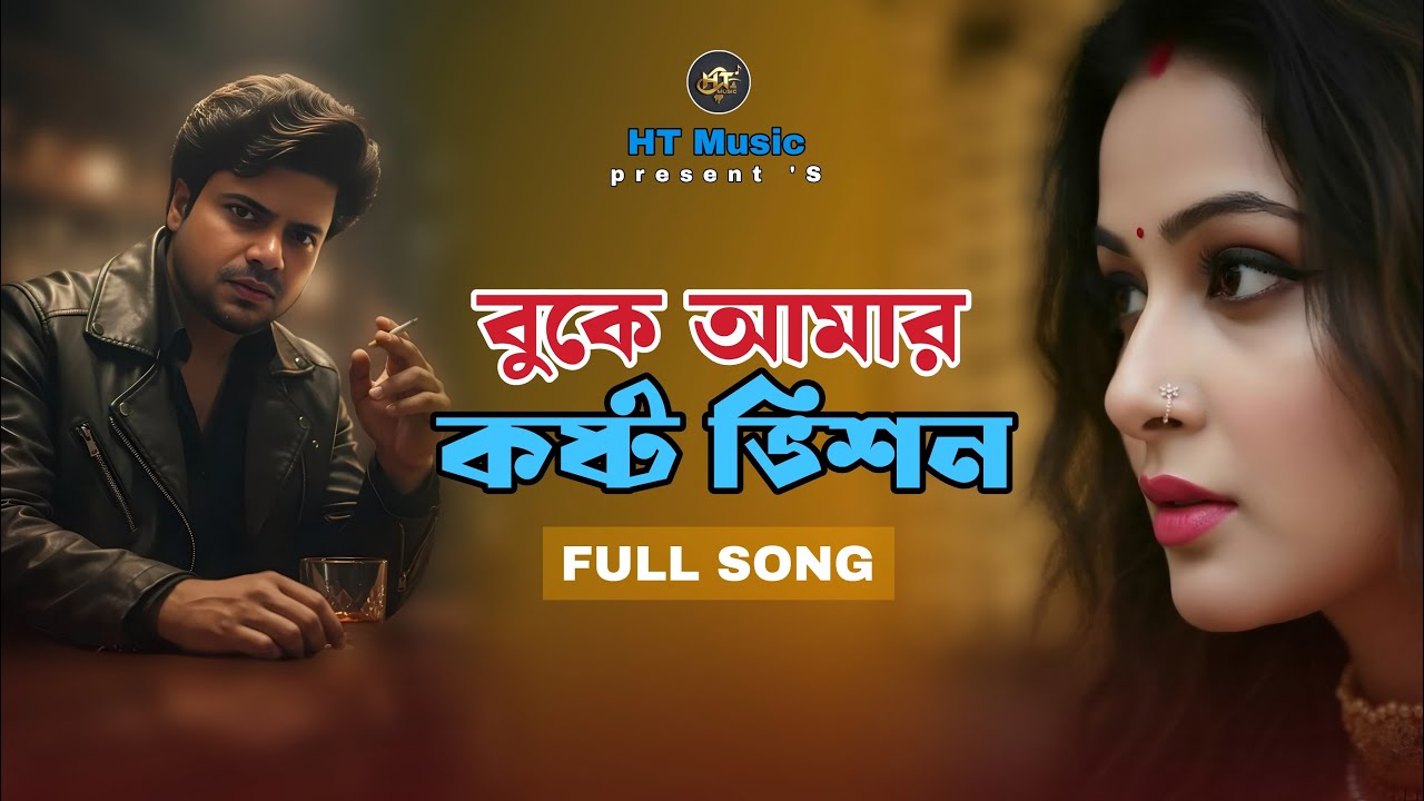 বুকে আমার কষ্ট ভীষণ💔Buke Amar Kosto Vison💔2026 New Sad Song💔HT music💔popular bangla sad song
