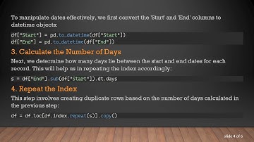 How to Create New Rows in a DataFrame by Date Range in Python with Pandas