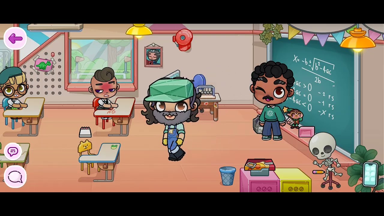 Dia de Escola no avatar 