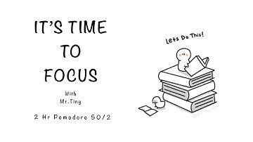 2-HOUR STUDY WITH ME | Pomodoro timer 2x50 | Study & Work | Deep Focus | Lofi ☕
