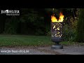 Feuerkorb Wolf aus Metall