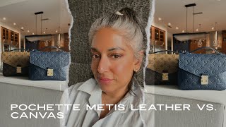 Louis Vuitton Pochette Metis: Empriente Leather vs. Canvas Comparison