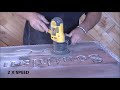 #593 Making A Big Redwood Freehand Carved Wood Sign Pt 3 Southland Park