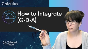 How to Integrate (G-D-A) | A Level Maths