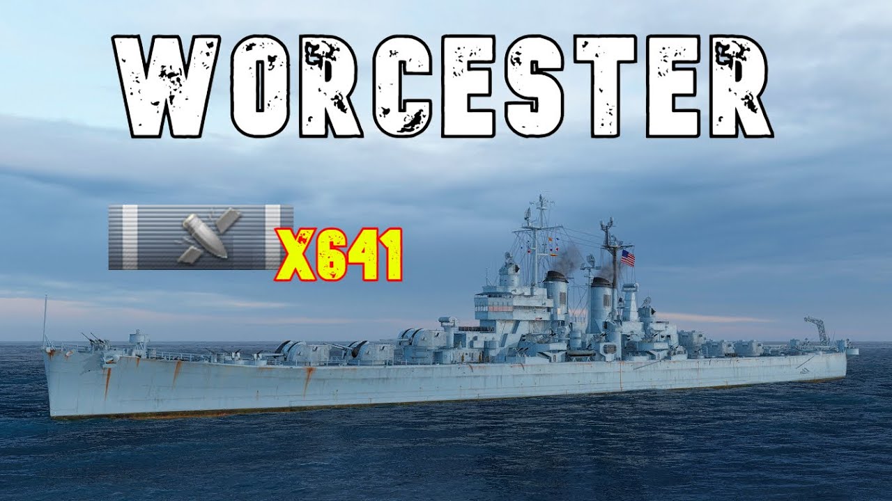 World of WarShips Worcester - 5 Kills 308K Damage