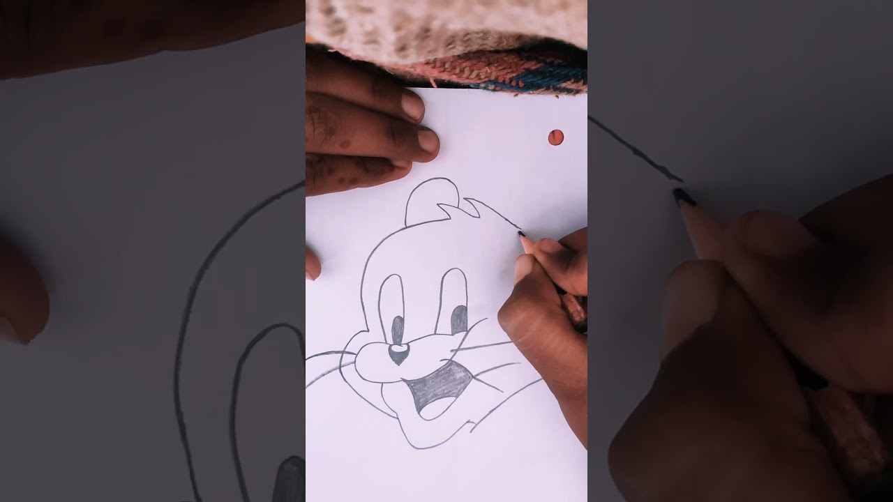 How to draw easy Tom drawing। Pencil drawing 