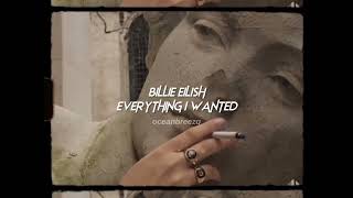 billie eilish-everything i wanted (sped up+reverb)