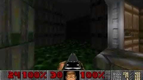 Doom Press Release Beta - Demo Map 1 (beta E1M2)