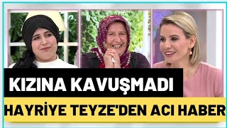 Esra Erolda Şok Gerçek Hayri̇ye Teyze Ni̇lüfer Mevla Kaya Görüşemedi̇k