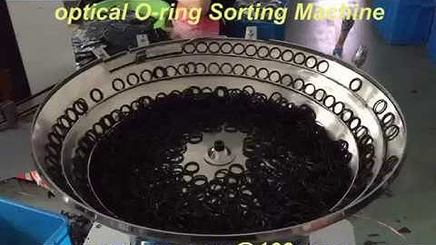 Optical O-ring sorting machine