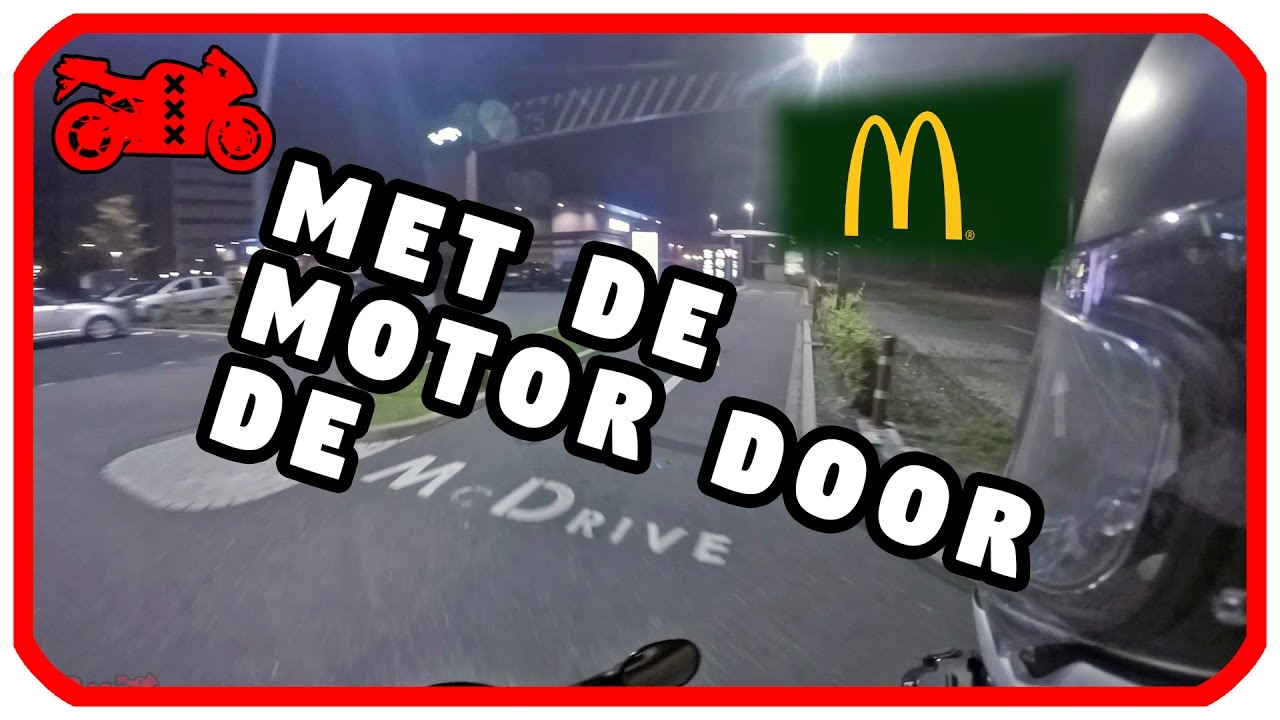 Op De Motor Door De Mcdrive