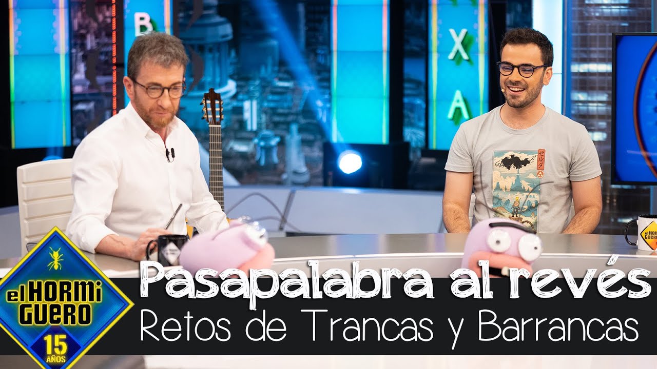Pablo triunfa en el peculiar rosco de 'Pasapalabra al revés' con Trancas y Barrancas - El Hormiguero