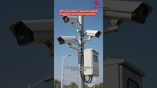 Why do outdoor cabinets need rugged industrial switches?
