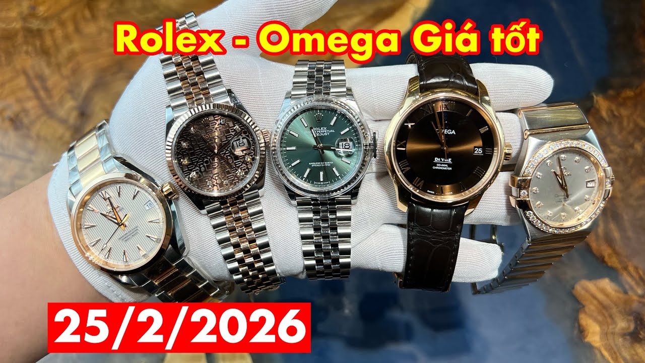 [ Mùng 9 ] Khai Xuân Một Vài Mẫu Thụy Sỹ R.L, Omega Rẻ Đẹp