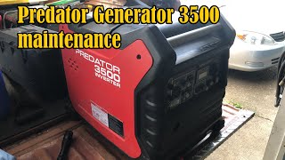 Harbor Freight Predator 3500 Watt Generator Maintenance After 122 Hours