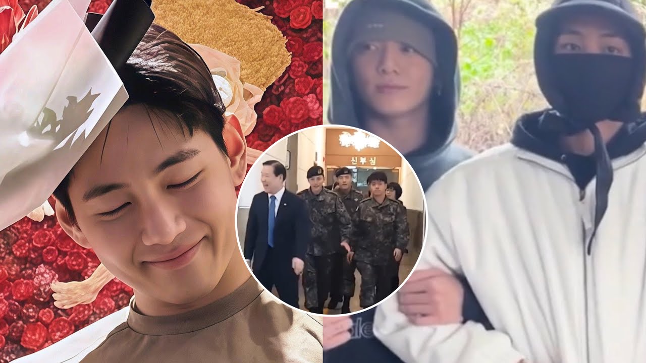Today news! This is the place where Taehyung was welcomed home from his military service!