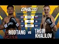 Muay thai rampage  rodtang vs tagir khalilov full fight