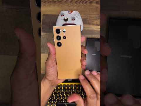 🔥 Samsung Galaxy S24 Ultra Titanium Orange Unboxing! #shorts