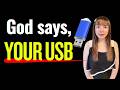 God told me to tell you, YOUR USB.  #propheticword #dailyprophetic #usb