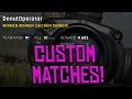 PU:BG CUSTOM MATCHES (COME JOIN)
