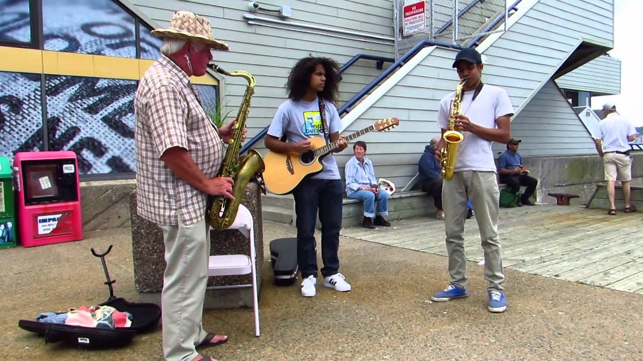 John Hill and Dequan LePage Sax Jam (1of7)