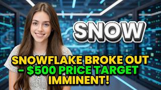 Snowflake Broke Out – $500 Price Target Imminent! | SNOW Stock Analysis