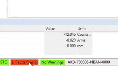 Kollmorgen AKD Servo Drive: Fault F401