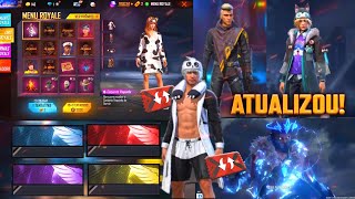 ATUALIZOU!! ESTILHAÇOS, BANNERS ANGELICAIS, OURO ROYALE, MUDANÇAS - FREE FIRE
