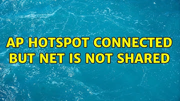 Ubuntu: AP hotspot connected but net is not shared (2 Solutions!!)