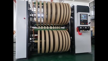 Automatic High Speed Kraft Paper Jumbo Roll Slitting and Rewinding Machine