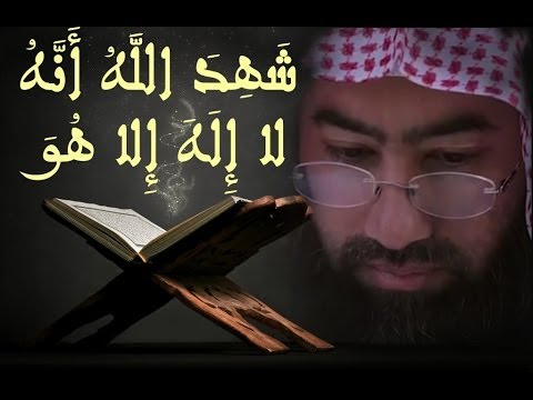 تلاوة نبيل العوضي شهد الله أنه لا إله إلا هو