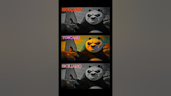 Kung Fu Panda in 3 dialetti diversi (PARTE 2) 😂🔥