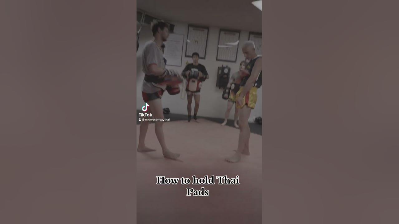 How To Hold Muay Thai Pads For Knees YouTube how-to-hold-muay-thai-pads-for-knees-youtube