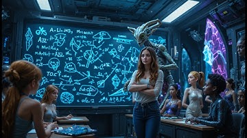 Alien Teacher Summons Human to the Blackboard to Embarrass her, but learns of a unique intelligence