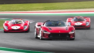 Finali Mondiali Ferrari 2021: Sunday' Show - Daytona SP3, 330 P4, FXX K Evo, 412 P, SF70H F1 & More!