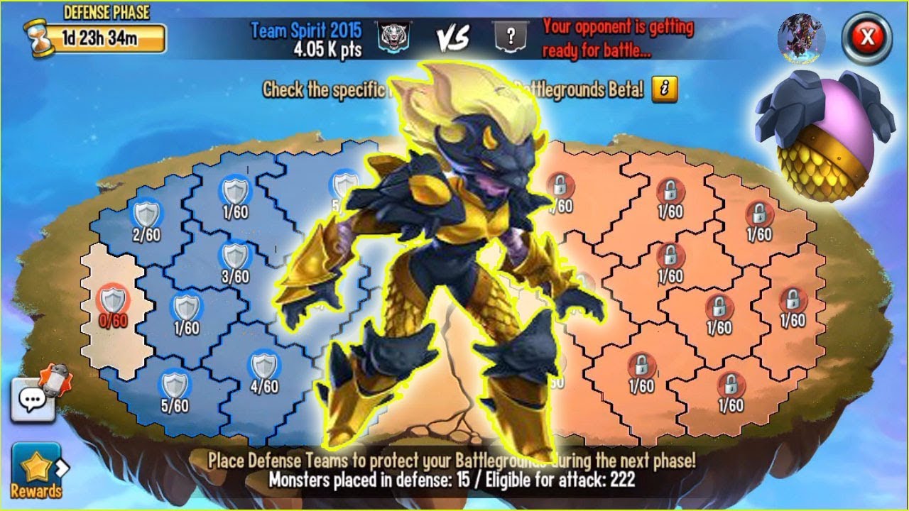 Monster Legends Team Battlegrounds Beta Release Review Defense Phase #1