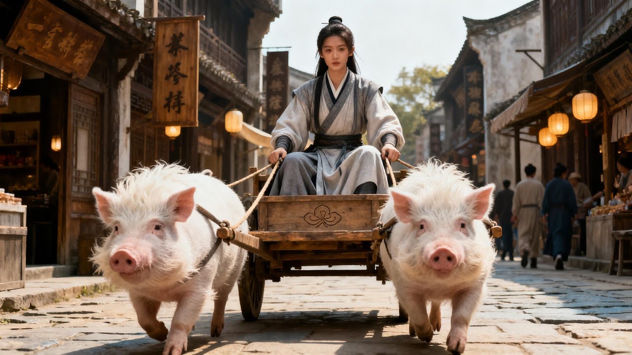 女子騎著豬車進京趕考💖#中国电视剧 #精选 #爱情  #精彩影视  #宫斗  #電影  #古风  #都市 #love  #movie #成毅 #古力娜扎