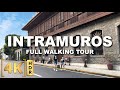 Walking tour inside The Walled City of the Old Manila - Intramuros | 4K HDR | TFH TV | Philippines