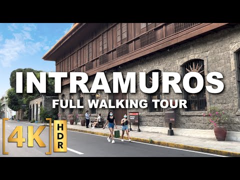 Vídeo: Walking Tour de Intramuros, Filipinas