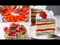 3 Потрясающих Торта с Клубникой! Красиво и Невероятно Вкусно!