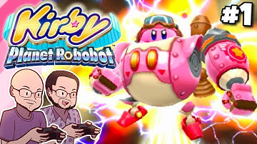 Enemies Fear Our Giant Pink Mech!  |  Kirby Planet Robobot Playthrough - PART 1