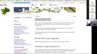 Programintroduktion (Webbprogrammering 120hp) (zoom mån kl 1400)