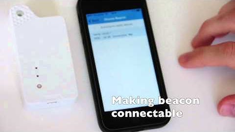 uBeacon device configuration