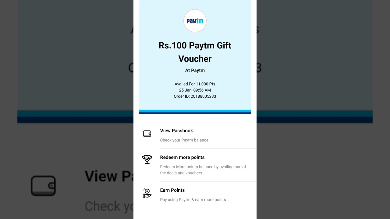 Paytm Cashback point Win Upto Flat ₹100 