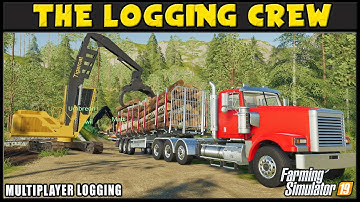 Pounding Out The Loads! - Logging Crew 12 - Farming Simulator 2019 - FDR Logging