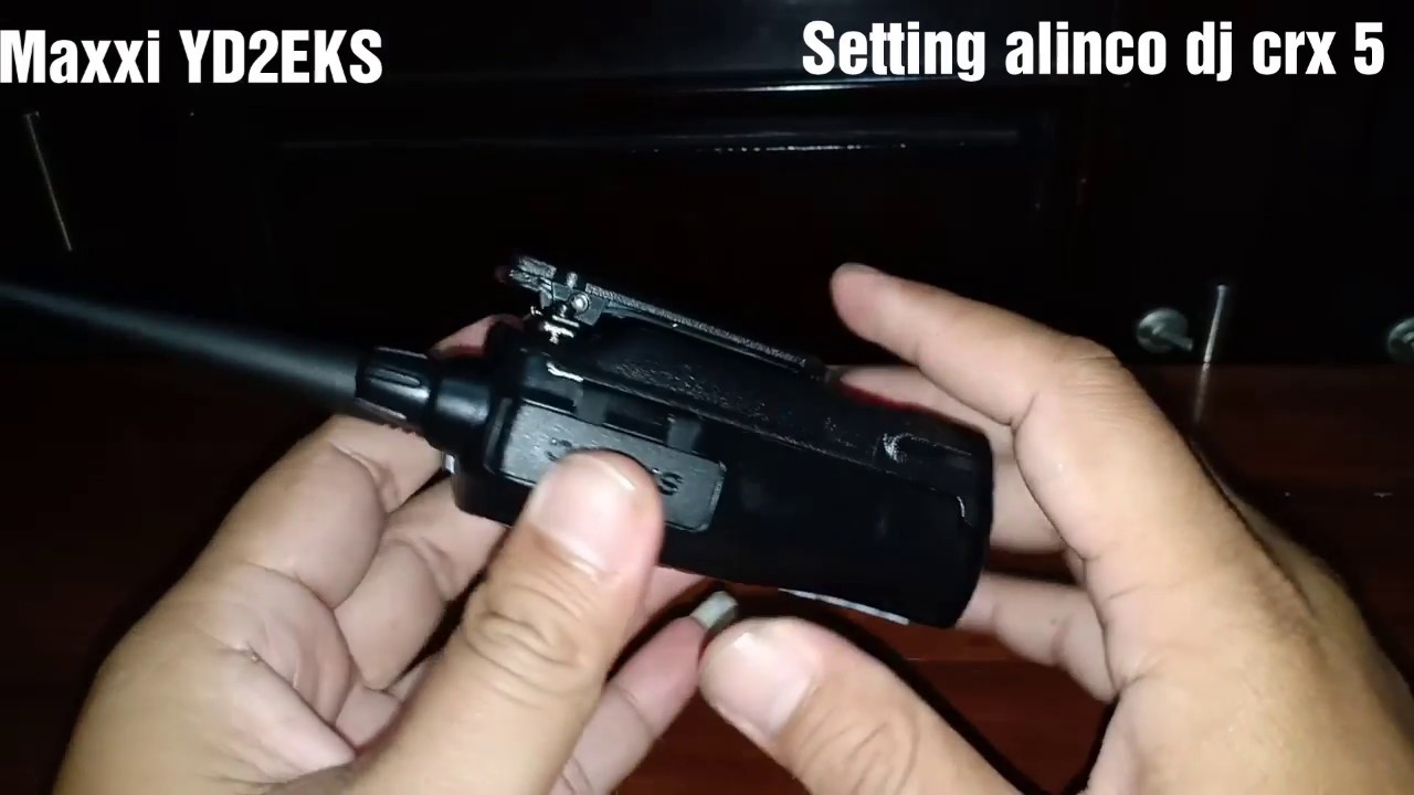 CARA MUDAH SETTING RADIO ALINCO DJ CRX 5