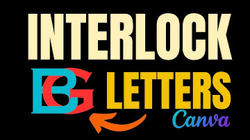 Create Easy Interlocking Letters In Canva Like A Pro!